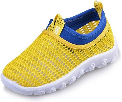Amazon アイセレクト I Select キッズ ウォーターシューズ 軽量 子供 通気 21 35 12 19 蛍黄 桃 青 黄 水遊び マリン 夏 海 31 17 5cm イエロー スリッポン