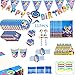 Baby Shark Party Supplies 117PCS Shark Party Decorations for Kids Birthday Party Decorations,Shark Party Favors Birthday Party Supplies for Boys Girls Kids,Includes tableware Kit Serves 10 Guest