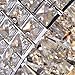 Jojospring Antonia Ornate Crystal Flush Mount Chandelier in Chrome