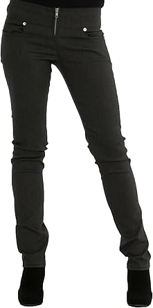 black skinny smart trousers womens