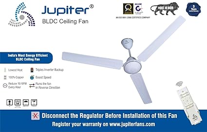 Buy Jupiter Titan 5 Star Energy Saver Ceiling Fan With Remote