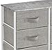 Sorbus Dresser with 6 Drawers - Chest Organizer Unit with Steel Frame Wood Top & Handle Easy Pull Fabric Bins for Clothes - Storage Furniture for Bedroom, Hallway, Living Room, Nursery & Closet