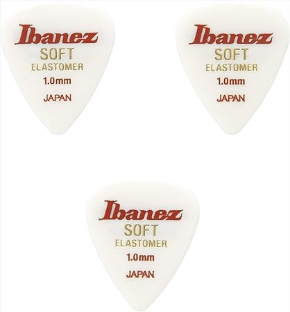 Amazon Ibanez アイバニーズ 新素材エラストマーを使用した新感覚ピック 3枚入 ティアドロップ形状 Soft 1 0mm Bel14st10 楽器 音響機器 楽器
