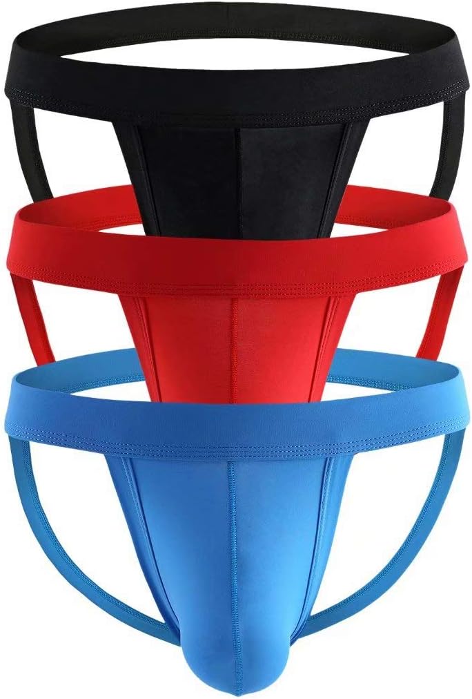Men's Athlelic Supporter Performance Jockstrap Underwear Sports Briefs
