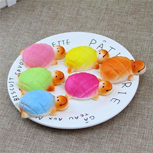 Stress Relief Toy,Sefter Cute Tortoise Turtle Squishy Slow Rising Cream Scented Decompression Toys (Random color)