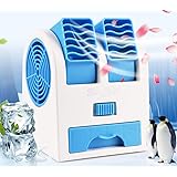 TAGVO Mini Ventilador USB, Recargable de Verano Multifunción ...