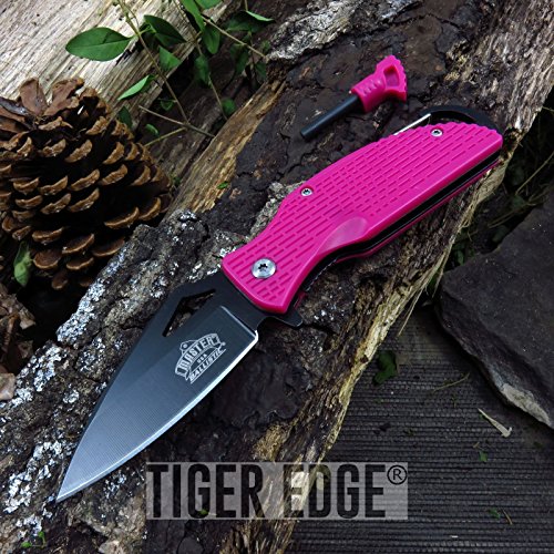 New Cool ProTactical Limited Edition Elite FOLDING POCKET Knife | Pink Black Tactical Blade Everyday Carry