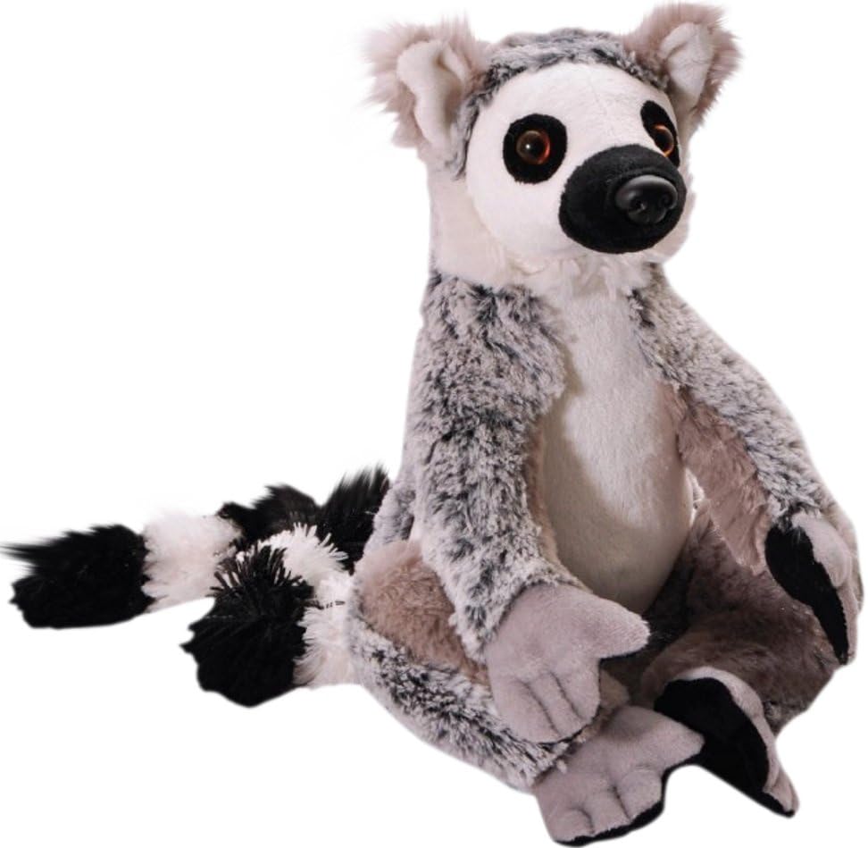 The Petting Zoo Plush Wild Onez Ring Tailed Lemur- 10 Inches with 17 Inch Tail