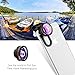 VicTsing Clip-On 3 in 1 Fisheye 12X Macro 24X Super Macro Camera Lens Kit for iPhone Android Devices