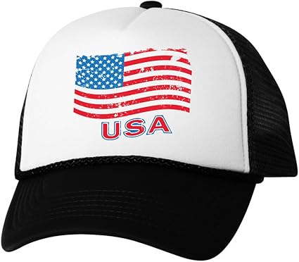 usa distressed hat