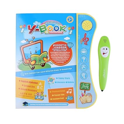 VIPECO 20pages Electronic Point Reading Machine Pen Chinese English Learning Book Reliable Quality Material: ABS+ Paper