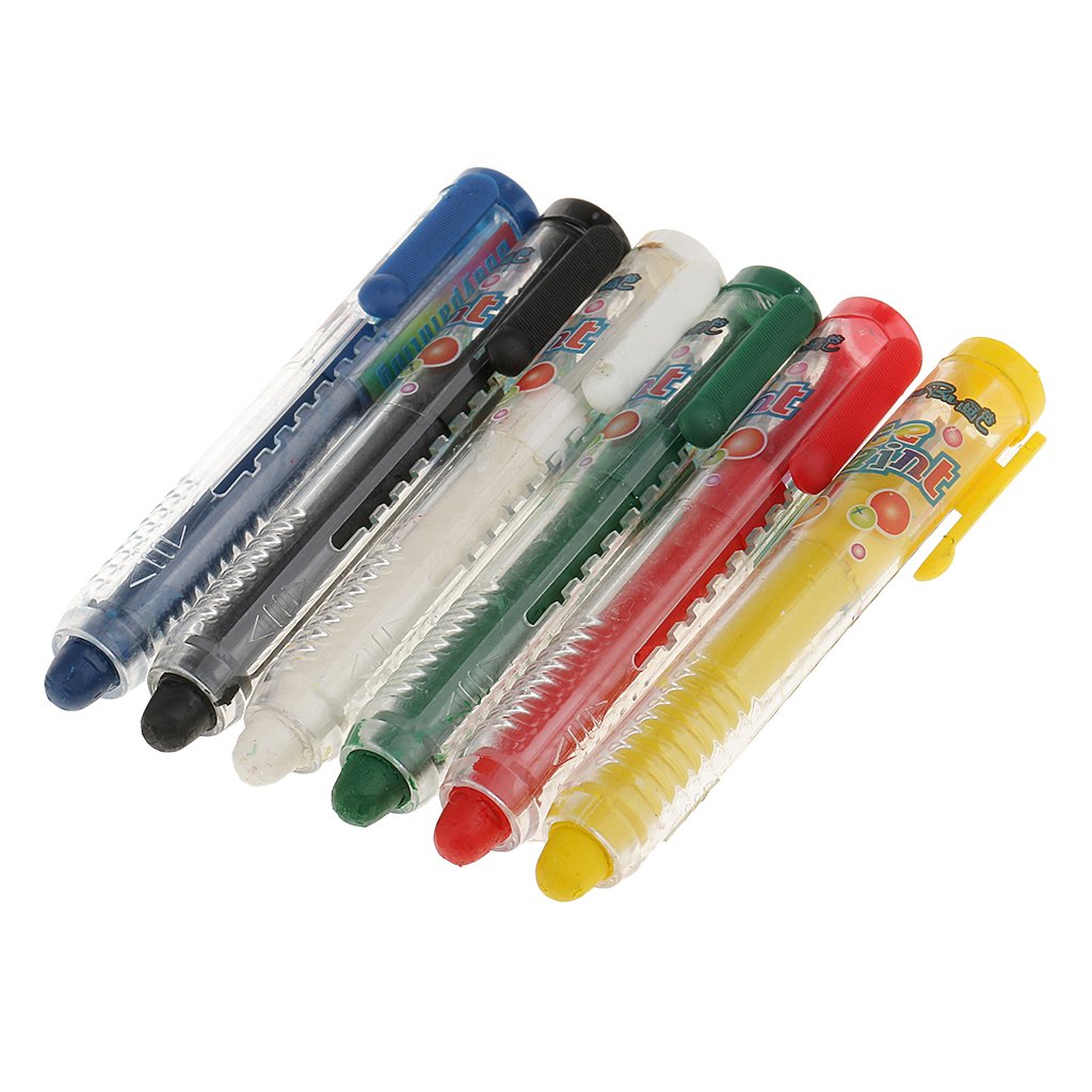 Elegant Essence 6 Colors Face Painting Pencils Stick Face Paint Body