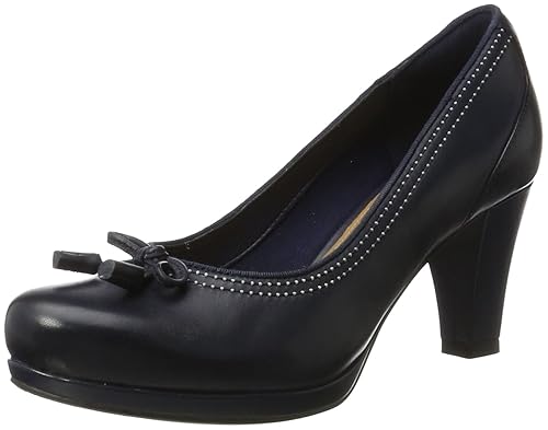 clarks pumps blue