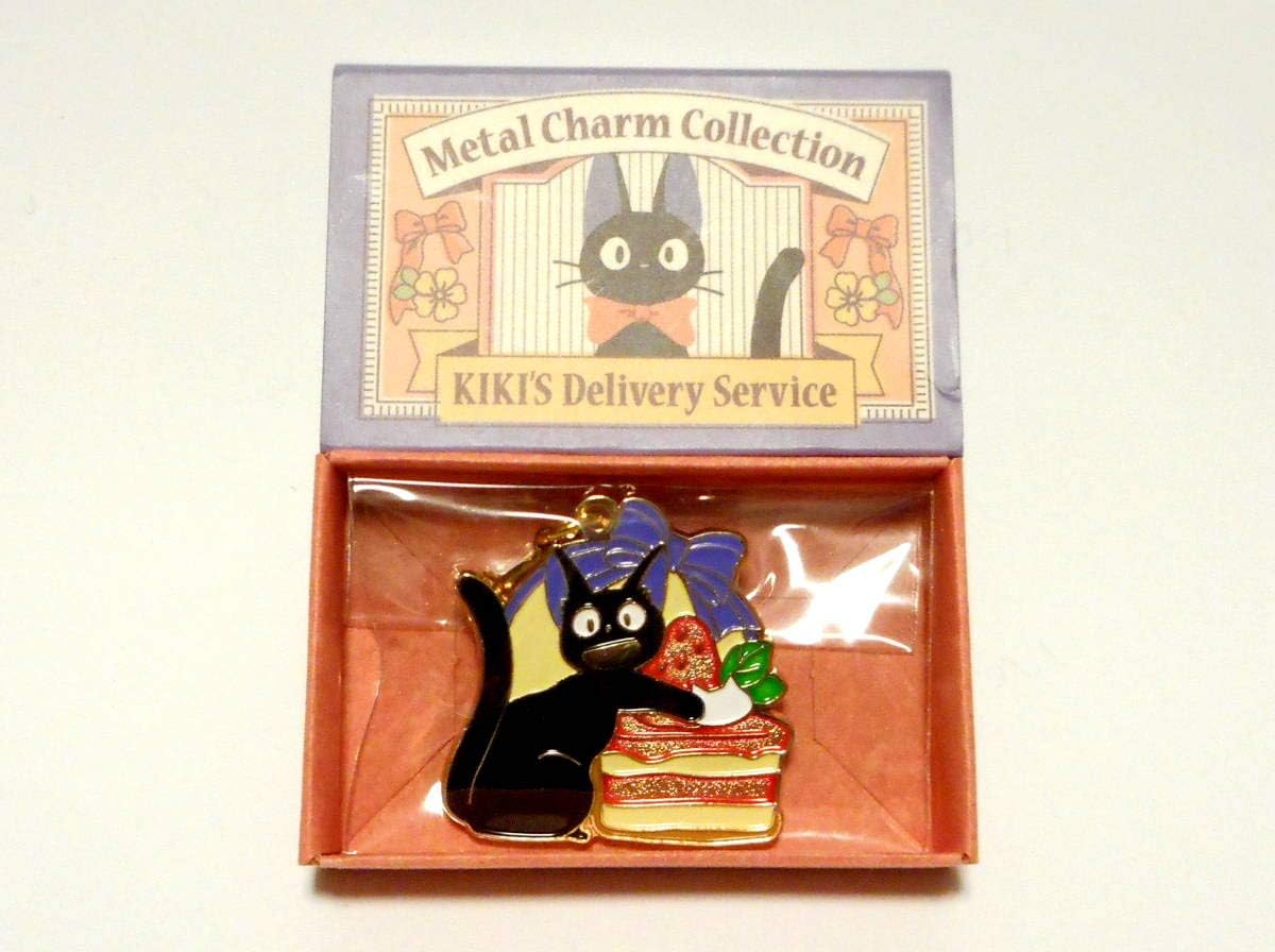 Amazon 魔女の宅急便 メタルチャーム コレクション ジジとケーキ キーホルダー 黒猫 ねこ 宮崎駿 スタジオジブリ アニメ 萌えグッズ 通販
