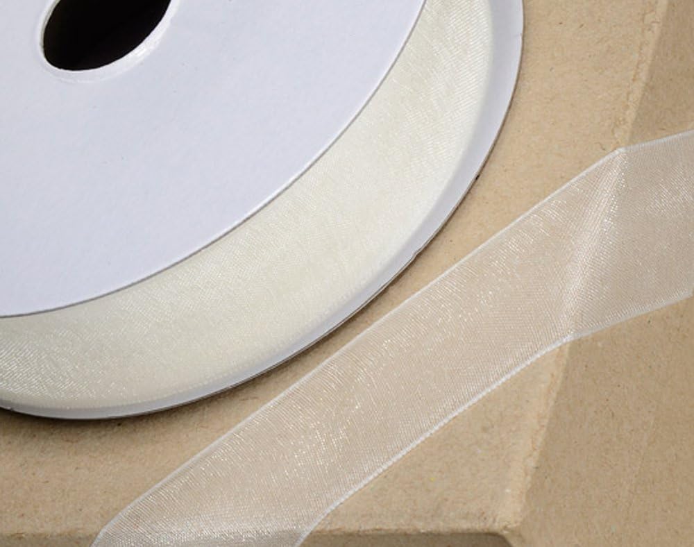 Club Green WOVEN EDGE ORG.RIB.15MMX25MT IVORY, Fabric, 11 x 11 x 2.42 cm