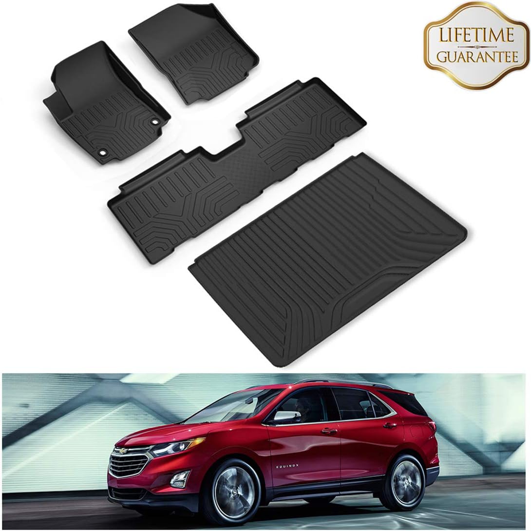 KIWI MASTER Floor Mats & Cargo Liners Set Compatible for