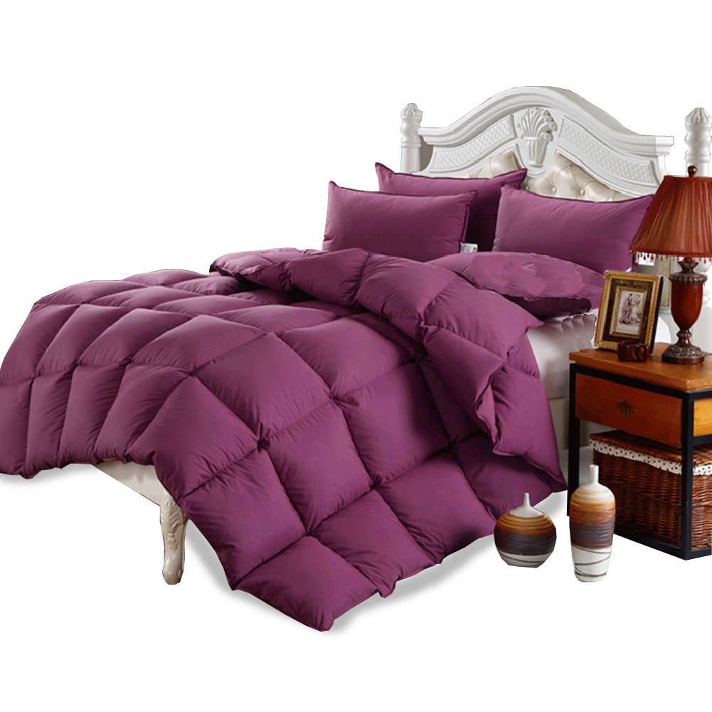 Goose Down Purple Comforter Bedding Sets Sale Ease Bedding With