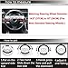 Follicomfy Car Steering Wheel Cover with Fashion Cute Flower Diamond Pearl,Perfect for Girls Women Ladies,Universal Size-White Flower