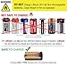 Arlo Certified: Tenergy 3.7V 650mAh Arlo Batteries, Fast Charger for Arlo Wireless HD Cameras (VMC3030/VMK3200/VMS3330/3430/3530). UL/UN/CE/FCC Listed (12 Pcs)