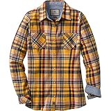 Legendary Whitetails Ladies Cottage Escape Flannels Autumn Leaf Plaid Large