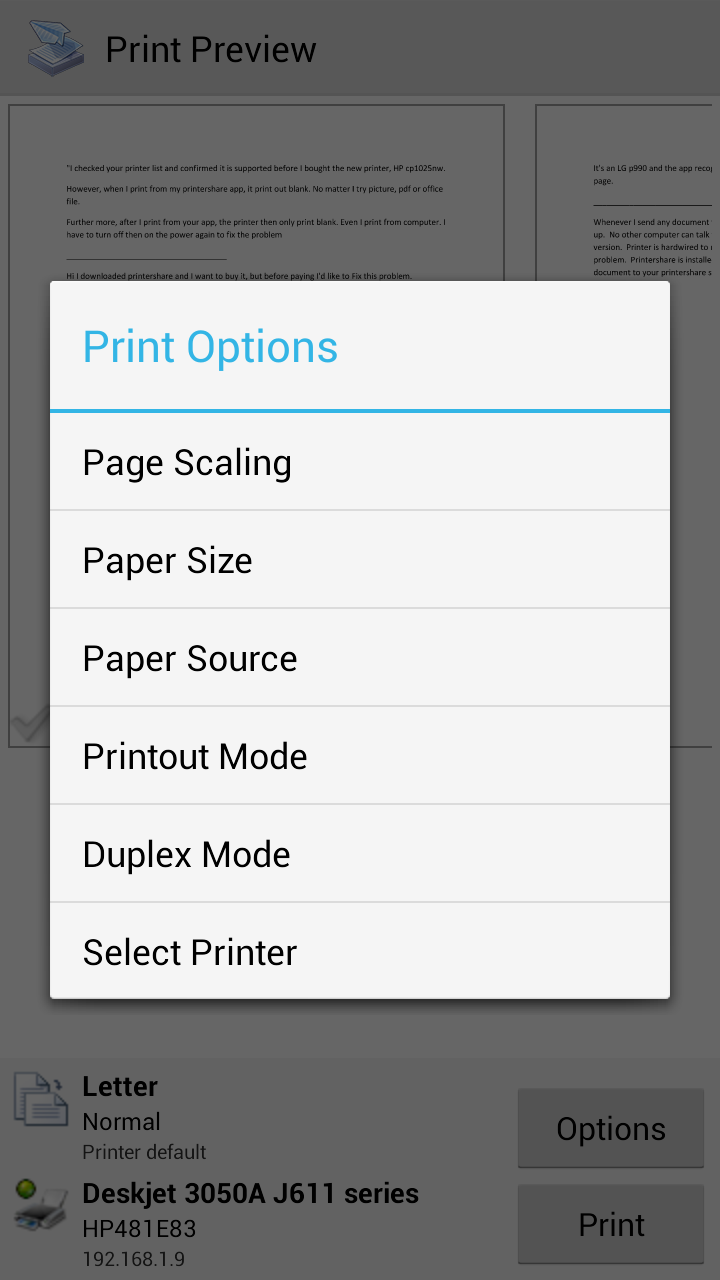 printershare compatible printers