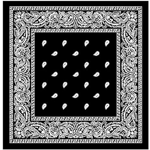 WedDecor Bandana Cotton Unisex Head Scarf Wide Headband Lightweight, Breathable Fashion Accessory for Riding Hiking, Fishing
