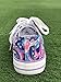 MONOBLANKS Women's Inspired Print Canvas Shoes Casual Sneakers Low-Top Canvas Sports Walking Shoes (10, Vortex)
