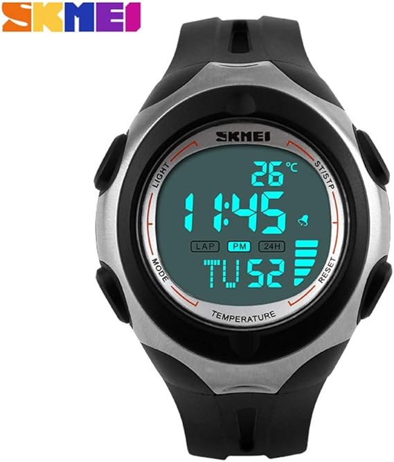 Amazon Qtmiao ファッション時計美しい時計 Watchファッション学生の腕時計メンズ防水電子腕時計屋外軍事腕時計多機能スポーツメンズウォッチ Color 2 メンズ腕時計 腕時計 通販