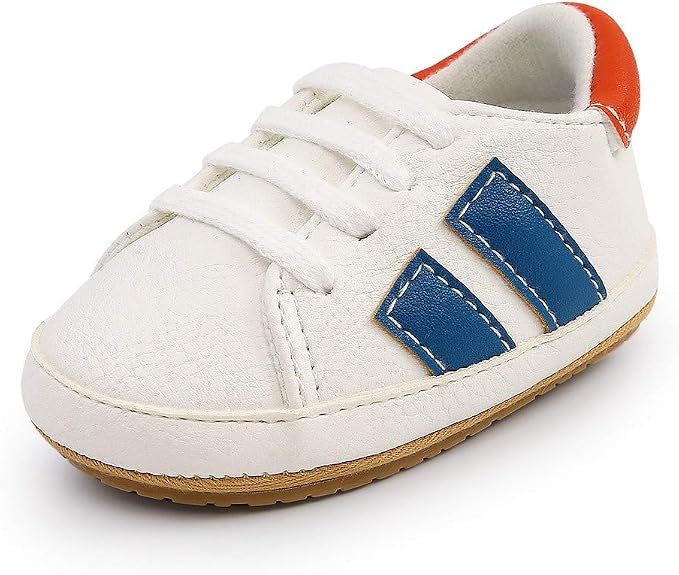 Chaussures Bébé Premiers Pas - Souples Et Antidérapantes En Textile Et Caoutchouc
