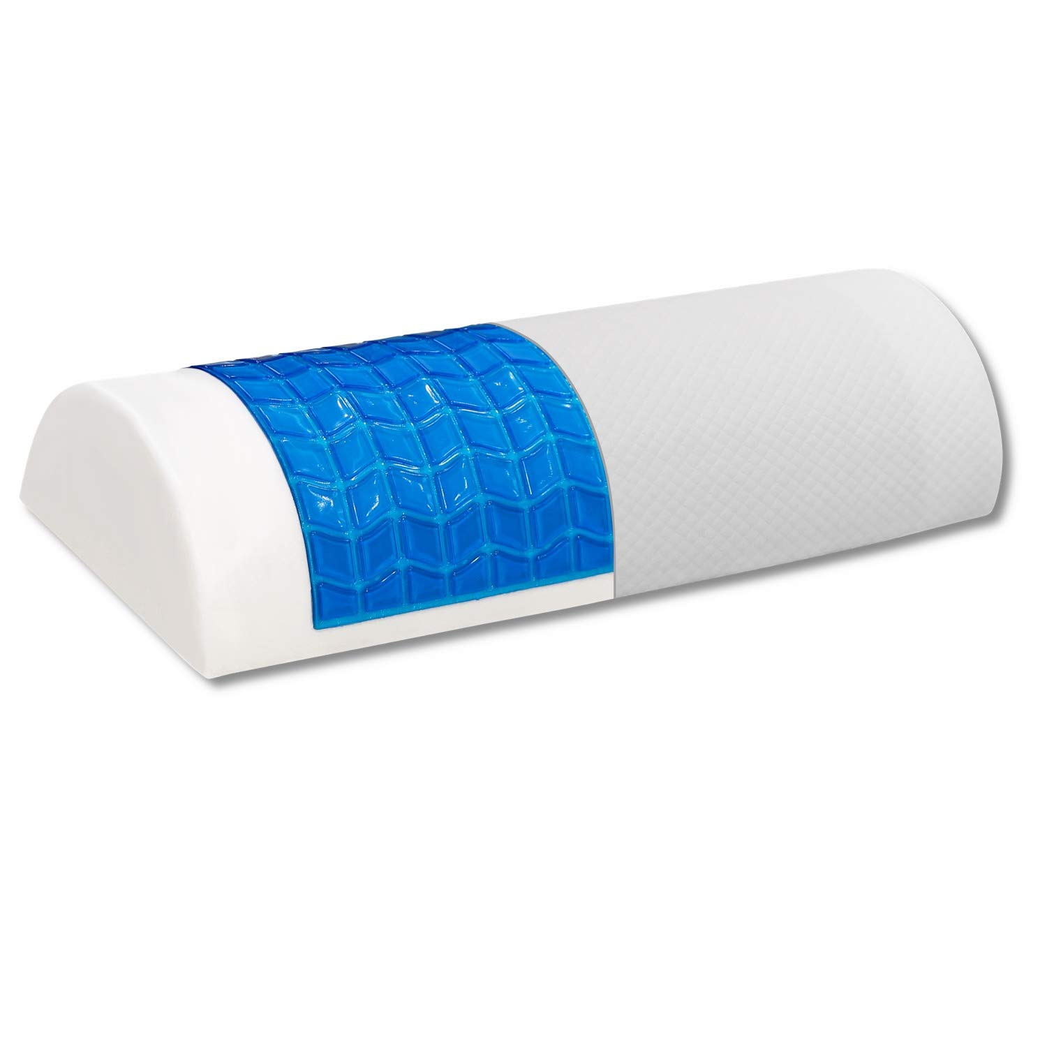 Grin Health Premium Memory Foam Half Moon Multiuse Knee, Leg and Back