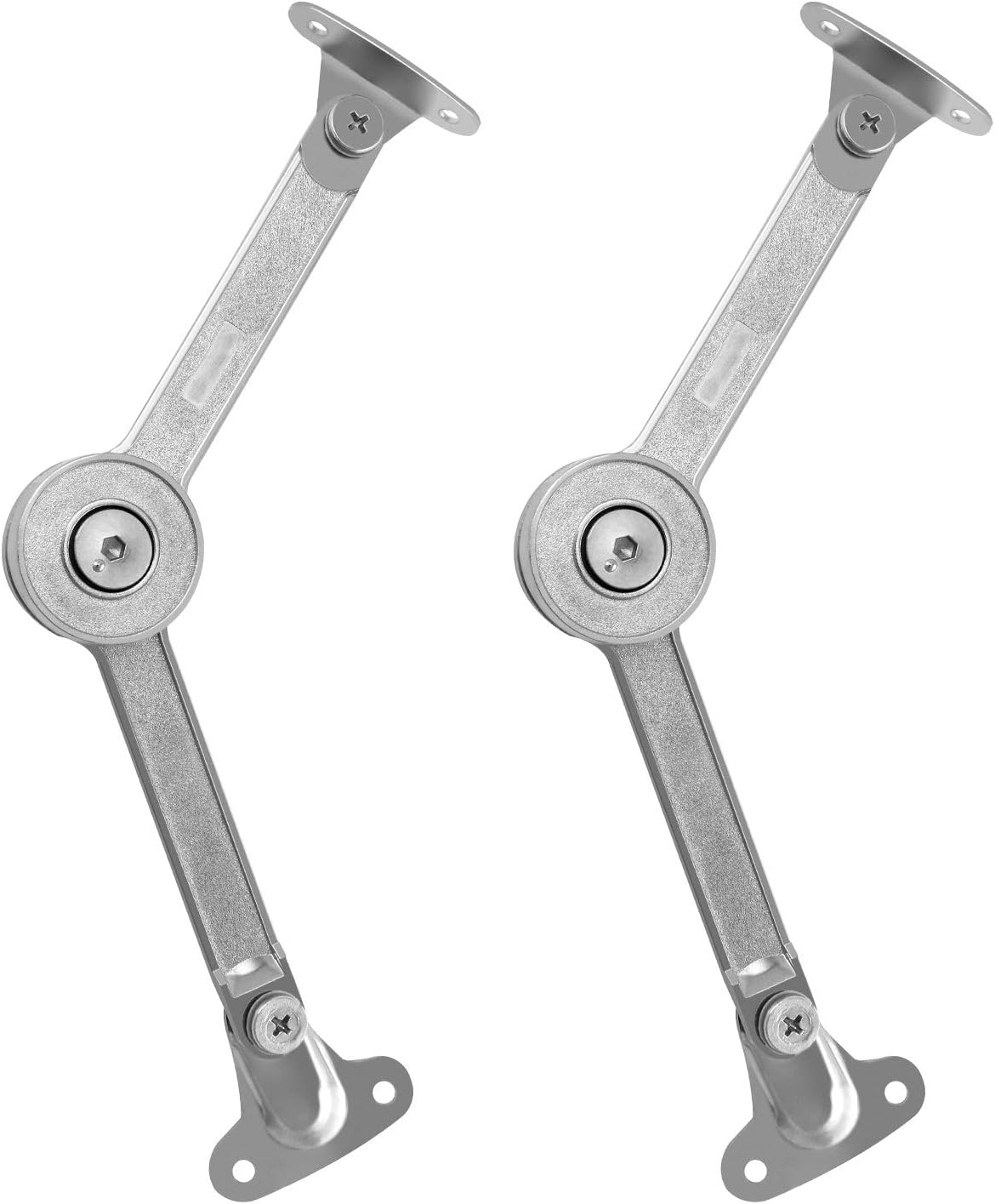 QWORK® Lid Support Hinge, Adjustable Stay Lift Up Buffer Hinge