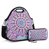 Insulated Neoprene Lunch Bag-Removable Shoulder