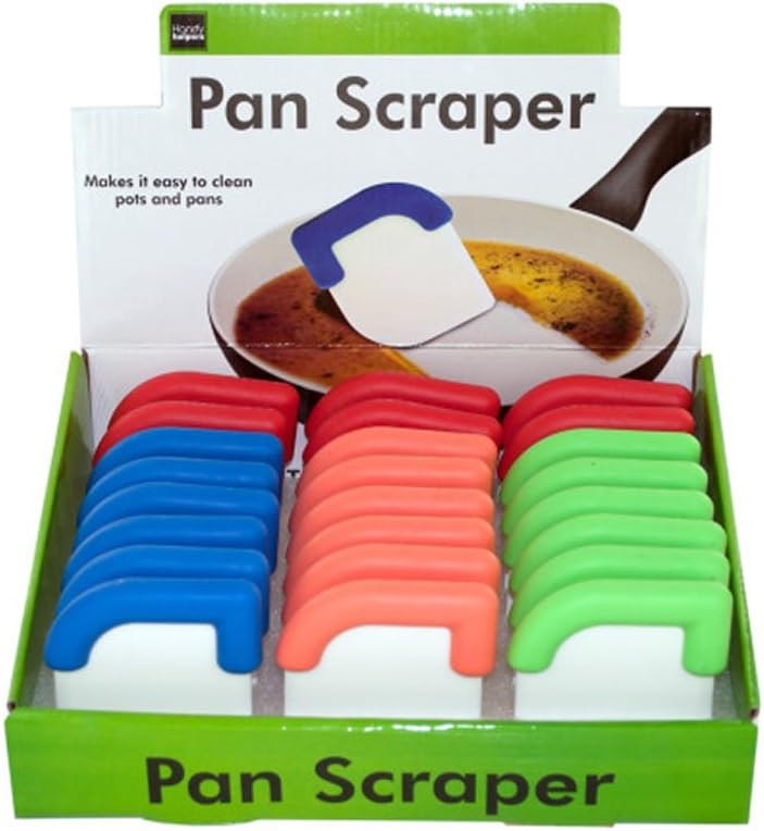Bulk Buys Pan Scraper Tool Countertop Display Pack of 24