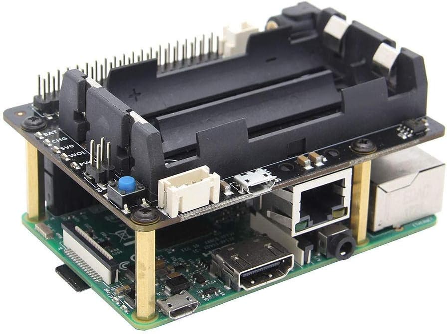 QCY AT Compatible Part X720 UPS HAT (18650 Power)+Safe Shutdown + RTC Power Management Expansion Board + Wake On Lan Fit For Raspberry Pi 3 B+/3B
