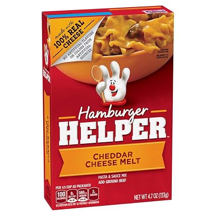 Betty crocker hamburger helper pasta sauce Mix chdr chs melt (016000283411)