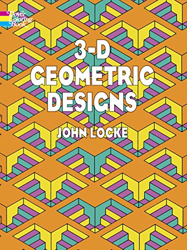 3-D Geometric Designs (Dover Design Coloring Books)
