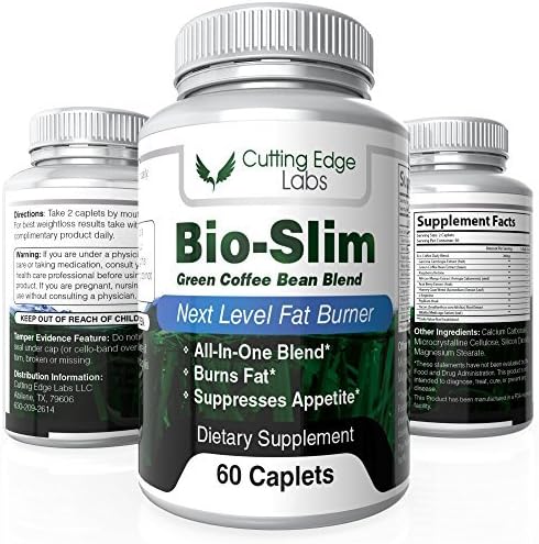 Bio-Slim Weight Loss Pills (60 Caplets) - Pure, Natural Appetite Suppressant - Supports Healthy Fat Burning & Energy - Fortifies Energy & Metabolism