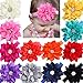 12PCS Baby Headbands Flower Hairbands 3.5Inch Hair Bows with Rhinestones Hair Accessories for Baby Girls Toddlers Infant Newborns
