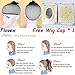 Flovex Short Straight Anime Cosplay Wigs Natural Sexy Costume Party Daily Hair (Silver White)