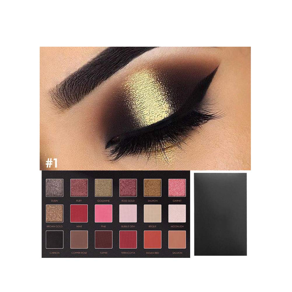 Best 18 Color Luminous Glitter Natural Matte Eyeshadow Palette Makeup