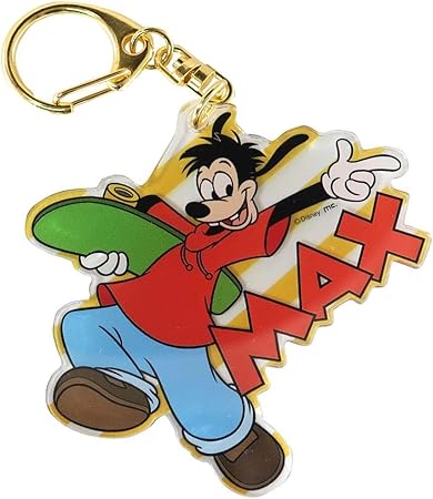 Amazon Max マックス ダイカット アクリル キーホルダー キーリング クリア ディズニー アニメ 萌えグッズ 通販