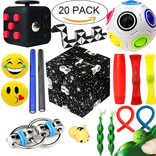 The Ultimate Sensory Fidget Toys Kit 20 Packs Fidget Cube/Infinity Cube
