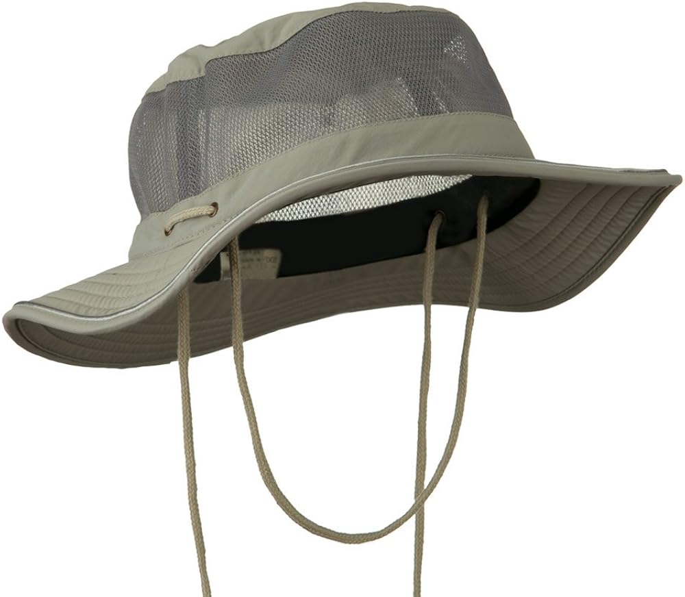 e4Hats Big Size Talson UV Mesh Bucket Hat at  Women’s Clothing store