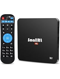 TV Box, SMALLRT X2 Android 6.0 Box 2GB RAM Quad Core Smart TV Box Built-in Wifi Supports 4K UHD Entertainment