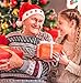 Gavoyeat Christmas LED Ring Luminous Flash Finger Rings Toys 50 Pack Party Favor Blinking Jelly Rubber Rings Kids Adults Gifts Box Sets