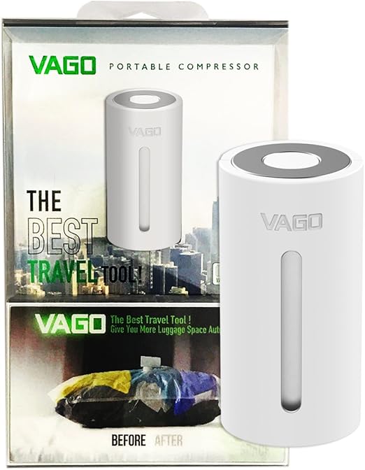 VAGO Portable USB Vacuum Baggage Compressor. Home