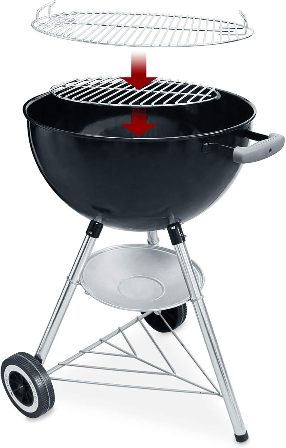Hisencn Grill Grate, Charcoal Grid for Weber 18.5" One-Touch Charcoal, Bar-B-Kettle, Smokey Mountain Cooker Smoker, Jumbo Joe, Original Kettle Grill for Weber 7432, 7440 with Foldable Chimney Starter : Garden & Outdoor