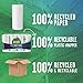 Seventh Generation 100% Recycled Paper Towels, 2-ply, 8 Count, Pack of 4