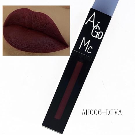12 Farben Matte Lippenstift,Wasserdichte Langlebige Matte Flüssigkeit Lipgloss, Farbecht Moisturizing Lipstick Lippenstift,Langlebige Samt Liquid Lipstick Lippenstift