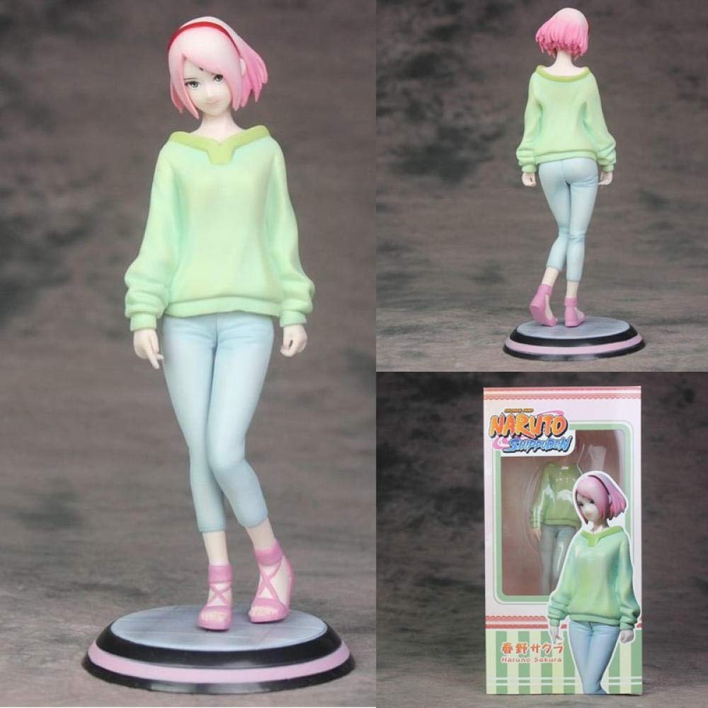 Vinyl Figure Collectible Anime Figures Ninja Konoha Hidden Village Haruno Sakura Anime Figure Figure